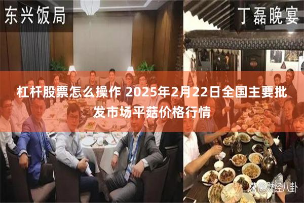 杠杆股票怎么操作 2025年2月22日全国主要批发市场平菇价格行情