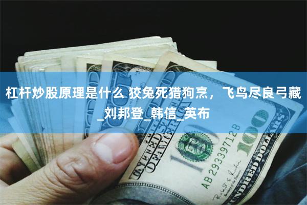 杠杆炒股原理是什么 狡兔死猎狗烹，飞鸟尽良弓藏_刘邦登_韩信_英布