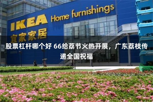 股票杠杆哪个好 66给荔节火热开展，广东荔枝传递全国祝福