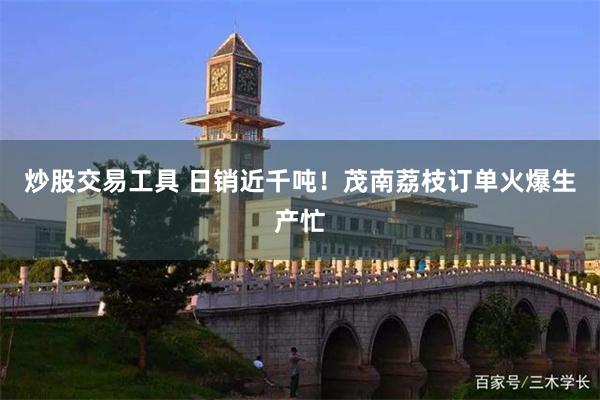 炒股交易工具 日销近千吨！茂南荔枝订单火爆生产忙