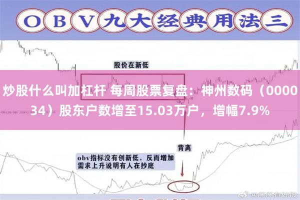 炒股什么叫加杠杆 每周股票复盘：神州数码（000034）股东户数增至15.03万户，增幅7.9%