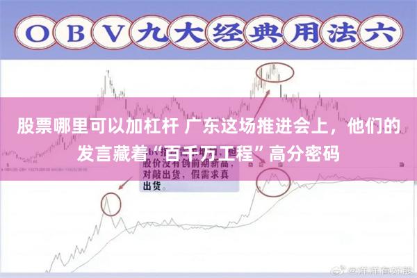 股票哪里可以加杠杆 广东这场推进会上，他们的发言藏着“百千万工程”高分密码