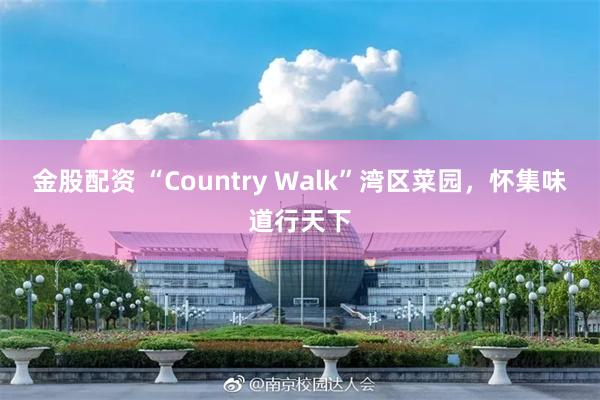 金股配资 “Country Walk”湾区菜园,怀集味道行天下