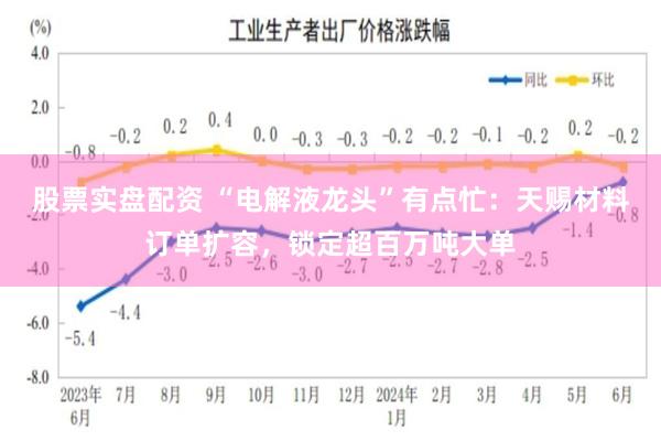 股票实盘配资 “电解液龙头”有点忙：天赐材料订单扩容，锁定超百万吨大单